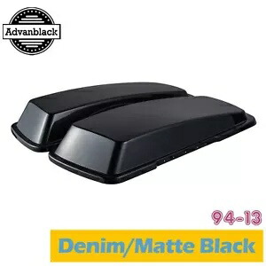 Advan デニム ブラック サドルバッグ蓋カバー ハーレーダビッドソン ツーリング 1994-2013用 Advan Denim Black Saddlebag Lid Cover for Harley Davidson Touring 1994-2013 【並行輸入品】 51,480円