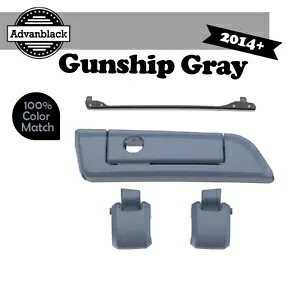 Advanblack ガンシップ グレー ヒンジ ラッチ ハーレー レイザー チョップド キング ツアー パック用 Advanblack GUNSHIP GRAY Hinges Latch For Harley Razor Chopped King Tour Pack 【並行輸入品】