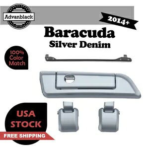 バラクーダ シルバー デニム ツアー パック ヒンジ ラッチ キット ハーレー ストリート ロード グライドに適合 Barracuda Silver Denim Tour Pack Hinges Latch Kit Fits Harley Street Road Glide 【並行輸入品】