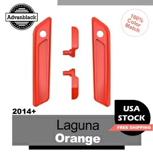 14+ ハーレー ツーリング ラグナ オレンジ サドルバッグ リッド レバー & ラッチ カバー セット キット用 For 14+ Harley Touring Laguna Orange Saddlebag Lid Lever & Latch Cover Set Kit 【並行輸入品】