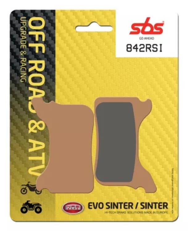 アプリリア Sxv 450 2006-2013 SBS レーシング シンター ブレーキ ライニング フロント 842RSI- Aprilia Sxv 450 2006-2013 SBS racing sinter brake lining front 842RSI- 【並行輸入品】