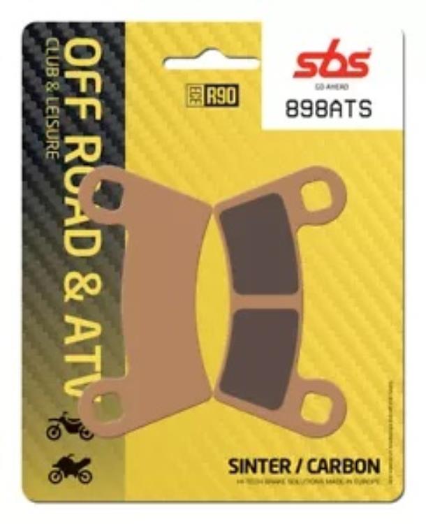 ポラリス レンジャー RZR EFi 570 2012-2013 SBS 焼結リア ブレーキ パッド 898ATS Polaris Ranger RZR EFi 570 2012-2013 SBS Sintered Rear Brake Pad 898ATS 【並行輸入品】