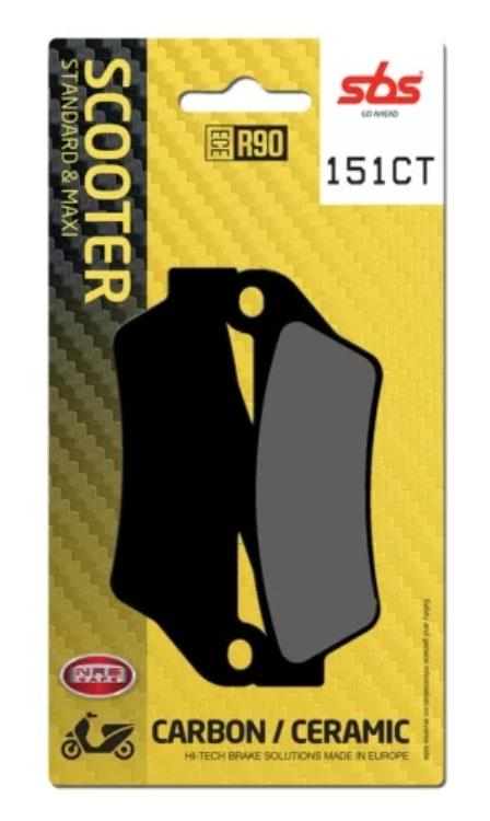 イタルジェット ドラッグスター 200 2020 SBS カーボン フロント ブレーキ パッド 151CT Italjet Dragster 200 2020 SBS Carbon Front Brake Pad 151CT 【並行輸入品】