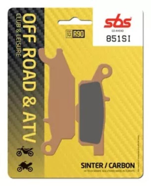 ヤマハ FGPW グリズリー 550 2009-2016 SBS 焼結リアブレーキパッド 851SI Yamaha FGPW Grizzly 550 2009-2016 SBS Sintered Rear Brake Pad 851SI 【並行輸入品】