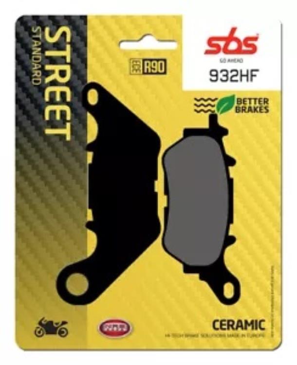 ヤマハ MT-03 321 2016-2022 SBS 焼結リアブレーキパッド 932HF Yamaha MT-03 321 2016-2022 SBS Sintered Rear Brake Pad 932HF 【並行輸入品】