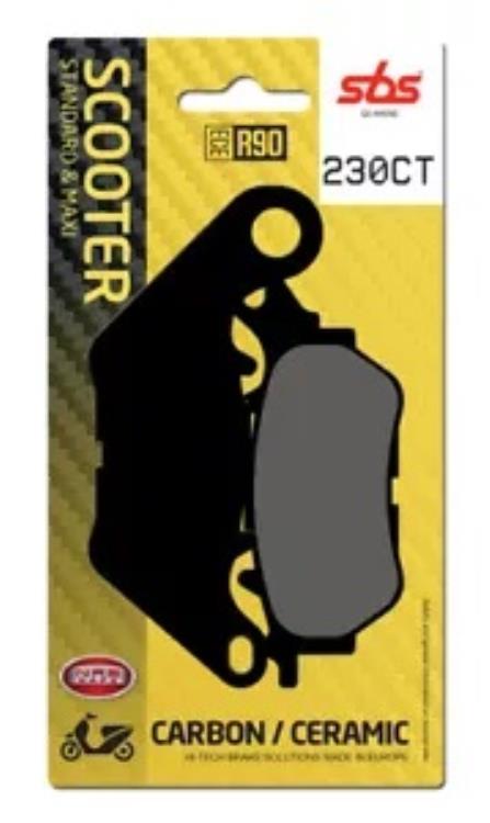 ヤマハ XMAX 300 2017-2020 SBS カーボン リア ブレーキ パッド 230CT Yamaha XMAX 300 2017-2020 SBS Carbon Rear Brake Pad 230CT 【並行輸入品】