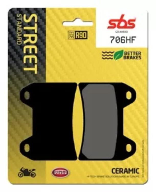 KTM スーパーモト 660 2004-2007 SBS 焼結フロント ブレーキパッド 706HF Ktm Supermoto 660 2004-2007 SBS Sintered Front Brake Pad 706HF 【並行輸入品】