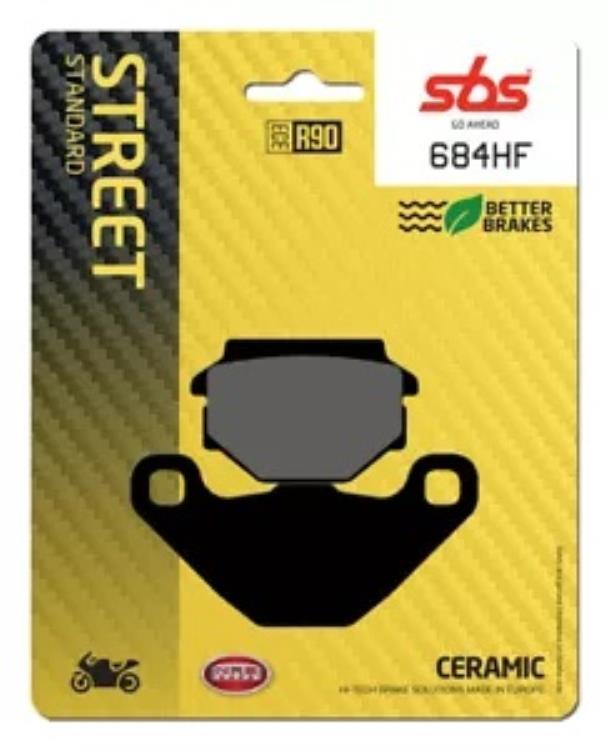 サックス ZX 125 1999-2002 SBS シンタード リア ブレーキ パッド 684HF Sachs ZX 125 1999-2002 SBS Sintered Rear Brake Pad 684HF 【並行輸入品】