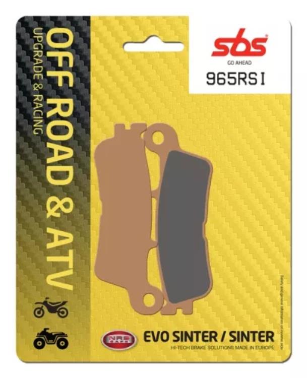 ヤマハ YZ125 2022 SBS レーシングシンター ブレーキパッド フロント 965RSI- Yamaha YZ 125 2022 SBS Racing Sinter Brake Pad Front 965RSI- 【並行輸入品】