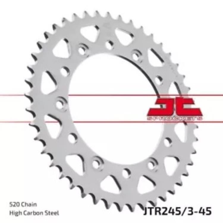 ホンダ NX 650 1988-2000 JT ナチュラル リア スプロケット 45T 520 Jtr245/3.45- Honda NX 650 1988-2000 JT Natural Rear Sprocket 45T 520 Jtr245/3.45- 【並行輸入品】