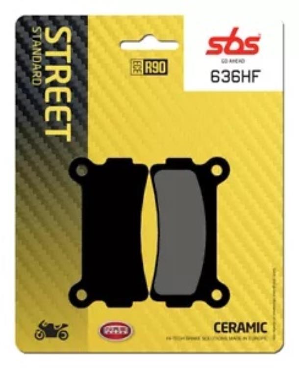 ベータ 36 125 1992 SBS 焼結リア ブレーキ パッド 636HF Beta 36 125 1992 SBS Sintered Rear Brake Pad 636HF 【並行輸入品】