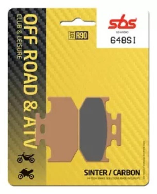 スズキ DR-Z 250 2001-2007 SBS 焼結リアブレーキパッド 648SI Suzuki DR-Z 250 2001-2007 SBS Sintered Rear Brake Pad 648SI 【並行輸入品】
