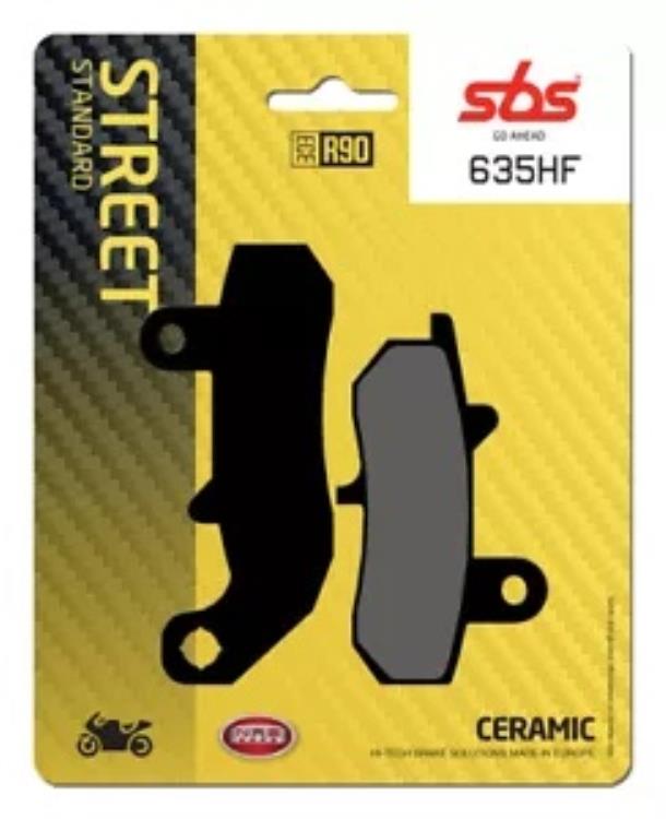 スズキ F、ガンマ 125 1992-1996 SBS 焼結リアブレーキパッド 635HF Suzuki F, Gamma 125 1992-1996 SBS Sintered Rear Brake Pad 635HF 【並行輸入品】