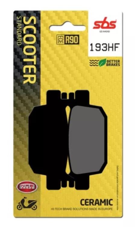 ホンダ SH 150 2013-2018 SBS 焼結リアブレーキパッド 193HF Honda SH 150 2013-2018 SBS Sintered Rear Brake Pad 193HF 【並行輸入品】
