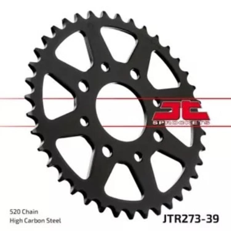 ホンダ XL 125 V 2001-2014 JT ナチュラル リア スプロケット 39T 520 JTR273.39 Honda XL 125 V 2001-2014 JT Natural Rear Sprocket 39T 520 JTR273.39 【並行輸入品】