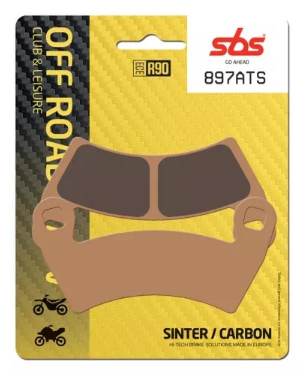 ポラリス レンジャー クルー 800 2012-2015 SBS 焼結フロント ブレーキ パッド 897ATS Polaris Ranger Crew 800 2012-2015 SBS Sintered Front Brake Pad 897ATS 【並行輸入品】