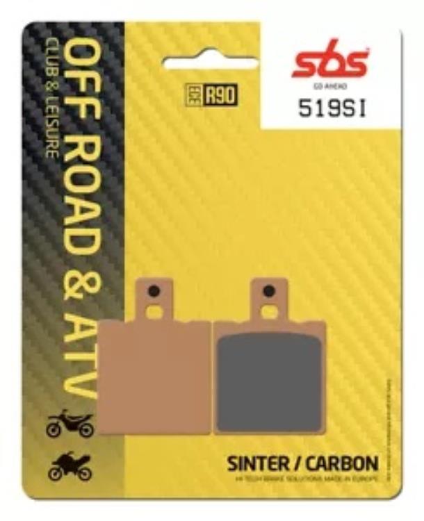 アプリリア クロス 250 1985 SBS 焼結リア ブレーキ パッド 519SI Aprilia Cross 250 1985 SBS Sintered Rear Brake Pad 519SI 【並行輸入品】
