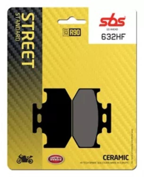 ヤマハ FZ25 250 2019 SBS シンタード リア ブレーキ パッド 632HF Yamaha FZ25 250 2019 SBS Sintered Rear Brake Pad 632HF 【並行輸入品】