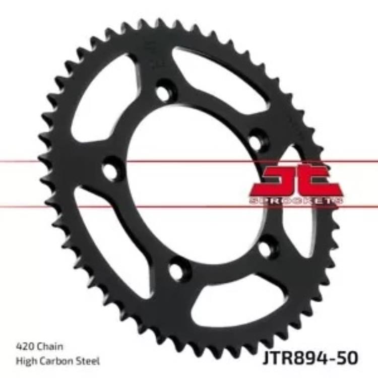 KTM SX 60 1998-2000 JT ブラック|亜鉛 リアスプロケット 50T 420 JTR894.50ZBK KTM SX 60 1998-2000 JT Black| Zinc Rear Sprocket 50T 420 JTR894.50ZBK 【並行輸入品】