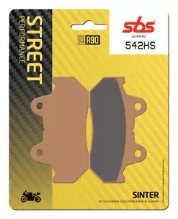 1985 ホンダ R 500 SBS シンター フロント ブレーキ パッド 542HS- 1985 Honda R 500 SBS Sinter Front Brake Pad 542HS- 【並行輸入品】