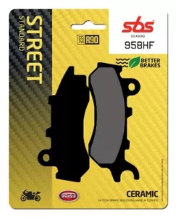 ホンダ F 125 2017-2021 SBS 焼結フロント ブレーキ パッド 958HF Honda F 125 2017-2021 SBS Sintered Front Brake Pad 958HF 【並行輸入品】