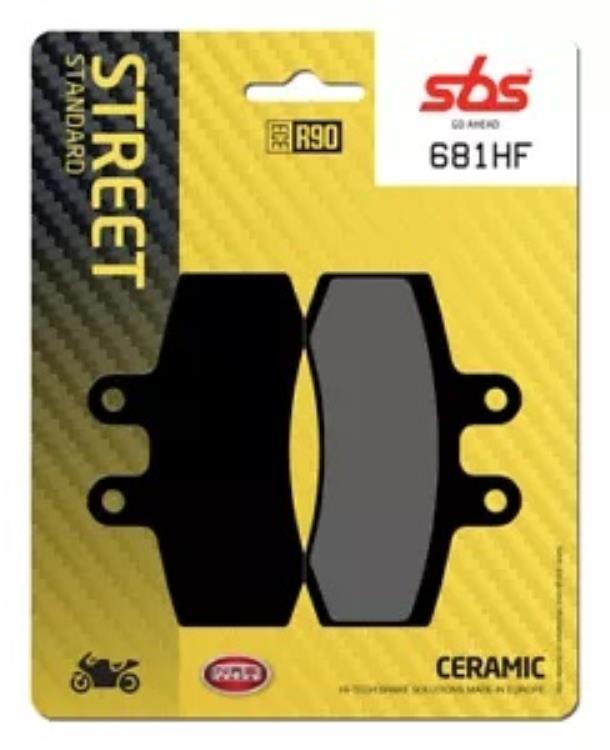 Mz (MUZ) Baghira 660 1996-2000 SBS シンタード フロント ブレーキパッド 681HF Mz (MUZ) Baghira 660 1996-2000 SBS Sintered Front Brake Pad 681HF 【並行輸入品】