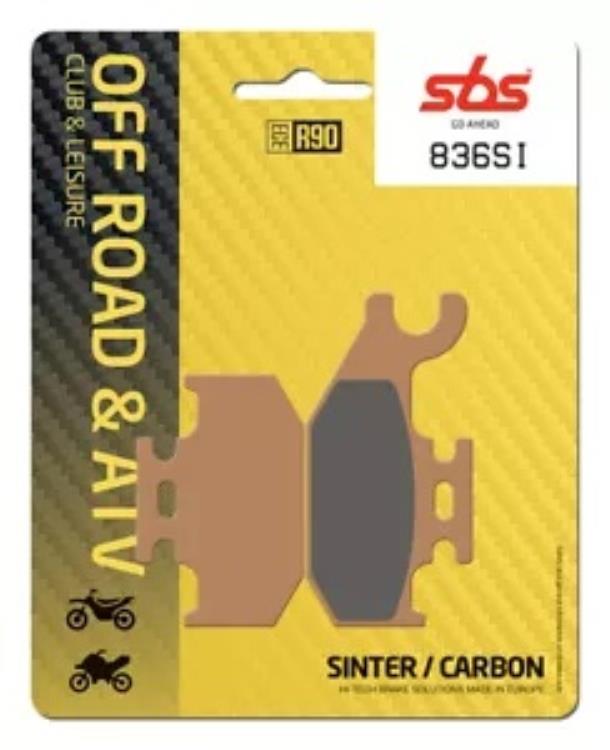 スズキ キング クワッド 400 2008-2014 SBS 焼結フロント ブレーキ パッド 836SI Suzuki King Quad 400 2008-2014 SBS Sintered Front Brake Pad 836SI 【並行輸入品】