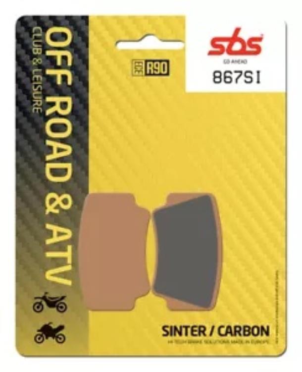KTM ATV 505 2008-2012 SBS 焼結リアブレーキパッド 867SI Ktm ATV 505 2008-2012 SBS Sintered Rear Brake Pad 867SI 【並行輸入品】