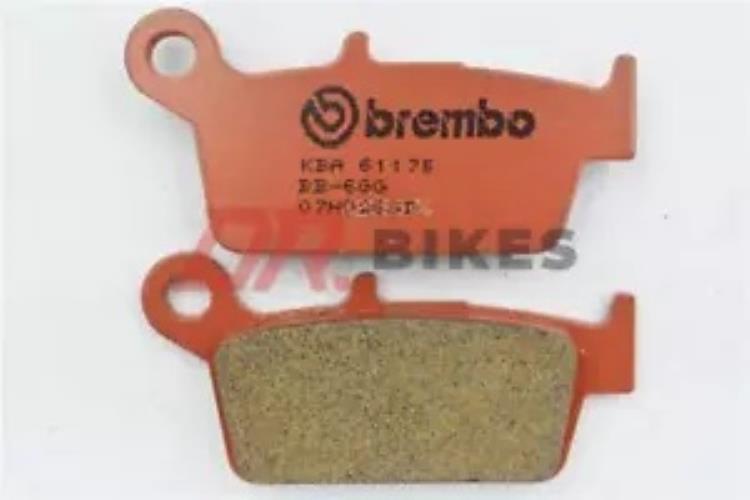 Gas 450 Fse Supermoto 2003 - 2006 Brembo 焼結リア ブレーキ パッド- Gas 450 Fse Supermoto 2003 - 2006 Brembo Sintered Rear Brake Pads- 【並行輸入品】