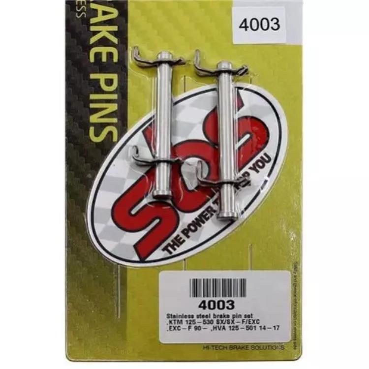 ハスクバーナ TE 125 2014-2016 SBS ブレーキパッド ピン 4003 Husqvarna TE 125 2014-2016 SBS Brake Pad Pins 4003 【並行輸入品】