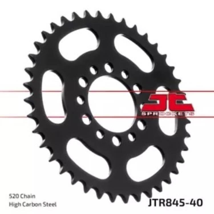 ヤマハ SR 250 SE 1980-1984 JT ブラック リア スプロケット 40T 520 JTR845.40 Yamaha SR 250 SE 1980-1984 JT Black Rear Sprocket 40T 520 JTR845.40 【並行輸入品】