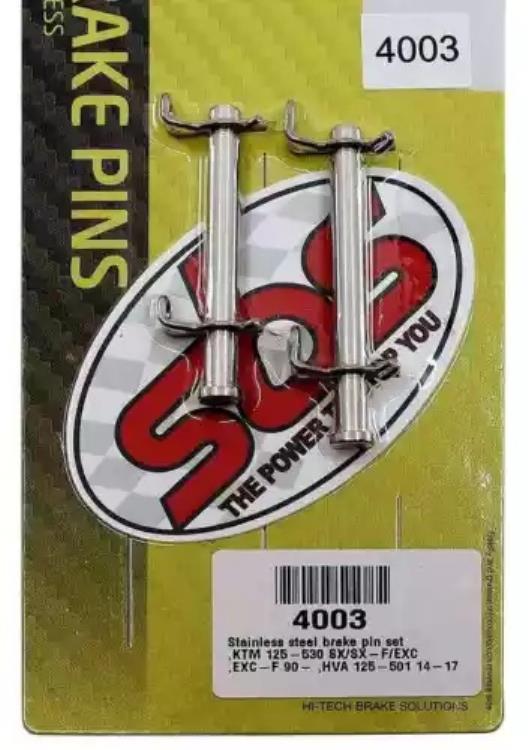 ハスクバーナ TC 125 2014-2018 SBS ブレーキパッド ピン 4003 Husqvarna TC 125 2014-2018 SBS Brake Pad Pins 4003 【並行輸入品】