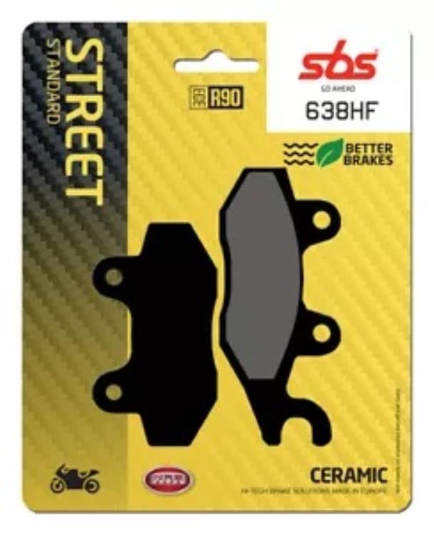 Kreidler Florett D 125 2007-2008 SBS 焼結フロント ブレーキ パッド 638HF Kreidler Florett D 125 2007-2008 SBS Sintered Front Brake Pad 638HF 【並行輸入品】