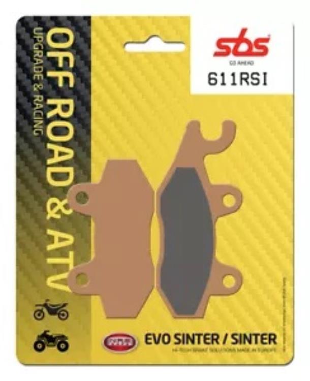 ヤマハ Wra、Wrb 250 1990-1991 SBS レーシング シンター ブレーキ ライニング フロント 611RSI- Yamaha Wra, Wrb 250 1990-1991 SBS racing sinter brake lining front 611RSI- 【並行輸入品】