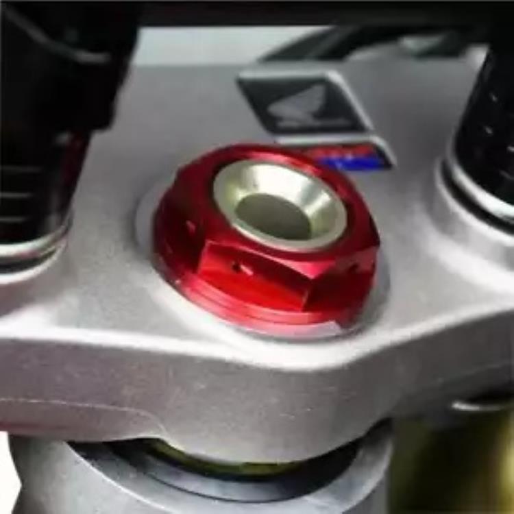 ホンダ CRF 250 RX 2019-2022 スカーレッド ステアリング ナット 4.26100N Honda CRF 250 RX 2019-2022 Scar Red Steering Nut 4.26100N 【並行輸入品】