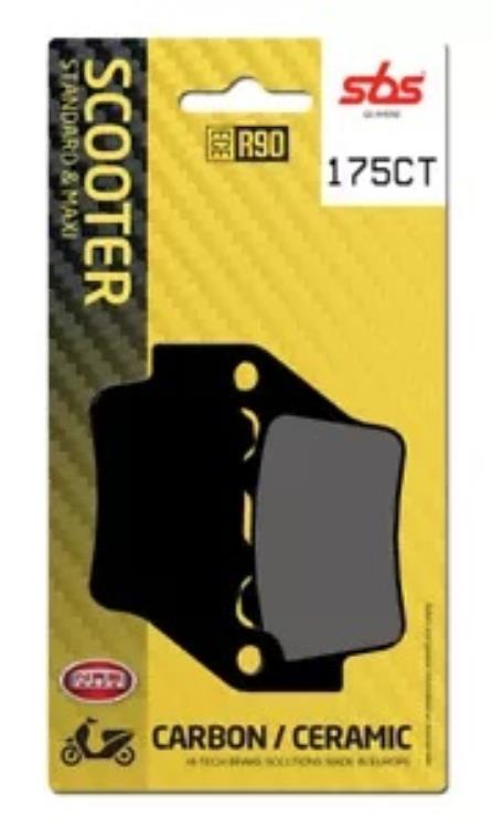BMW C1 200 2002-2004 SBS カーボン リア ブレーキ ライニング 175CT- BMW C1 200 2002-2004 SBS carbon rear brake lining 175CT- 【並行輸入品】