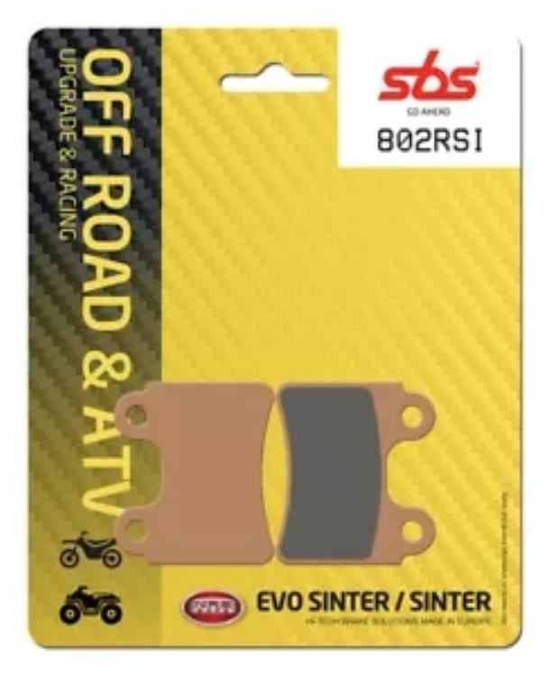オッサI 125 2015 SBS レーシングシンターブレーキライニング フロント 802RSI- Ossa I 125 2015 SBS racing sinter brake lining front 802RSI- 【並行輸入品】
