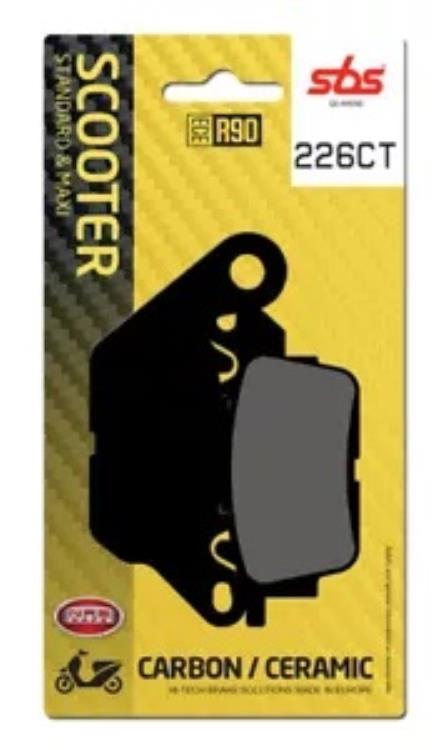 ヤマハ N-Max 155 2015-2019 SBS カーボン フロント ブレーキ パッド 226CT Yamaha N-Max 155 2015-2019 SBS Carbon Front Brake Pad 226CT 【並行輸入品】