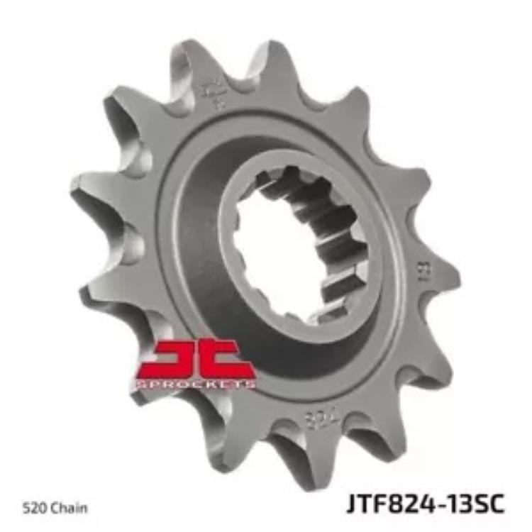 ハスクバーナ TE 610 2006-2007 JT ナチュラル フロント スプロケット 13T 520 JTF824.13SC- Husqvarna TE 610 2006-2007 JT Natural Front Sprocket 13T 520 JTF824.13SC- 【並行輸入品】