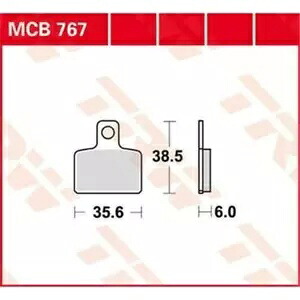 Sherco 2.9 270 2006-2008 TRW セラミック ブレーキ パッド MCB767- Sherco 2.9 270 2006-2008 TRW Ceramic Brake Pads MCB767- 【並行輸入品】