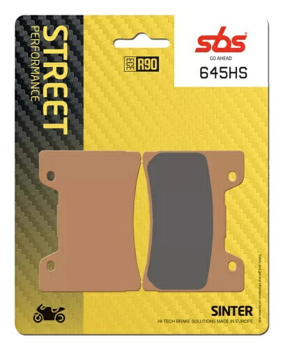 ヤマハ R (オーストリア) 500 1990-1991 SBS シンタード フロント ブレーキ パッド 645HS- Yamaha R (Austria) 500 1990-1991 SBS Sintered Front Brake Pad 645HS- 【並行輸入品】