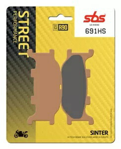 ヤマハ FZ6R 600 2009-2014 SBS シンター フロント ブレーキ パッド 691HS- Yamaha FZ6R 600 2009-2014 SBS Sinter Front Brake Pad 691HS- 【並行輸入品】