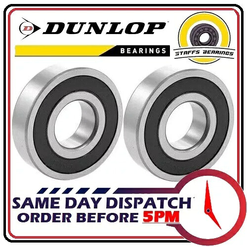 Zontes Monster 125 フロントホイールベアリング x2 ダンロップ FAST P&P に適合 Fits Zontes Monster 125 Front Wheel Bearings x2 Dunlop FAST P&P 【並行輸入品】