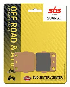 スズキ RM 250 1987-1988 SBS レース焼結フロント ブレーキ パッド 584RSI- Suzuki RM 250 1987-1988 SBS Race Sintered Front Brake Pad 584RSI- 【並行輸入品】