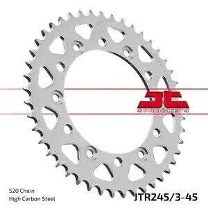 ホンダ XR 600 R 1988-1990 JT ナチュラル リア スプロケット 45T 520 Jtr245/3.45- Honda XR 600 R 1988-1990 JT Natural Rear Sprocket 45T 520 Jtr245/3.45- 【並行輸入品】