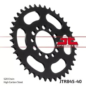 ヤマハ YZ 125 1977-1979 JT ブラック リア スプロケット 40T 520 JTR845.40 Yamaha YZ 125 1977-1979 JT Black Rear Sprocket 40T 520 JTR845.40 【並行輸入品】