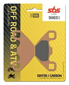 ポラリス レンジャー RZR 170 2009-2018 SBS 焼結リア ブレーキ パッド 906SI Polaris Ranger RZR 170 2009-2018 SBS Sintered Rear Brake Pad 906SI 【並行輸入品】