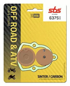 ヤマハ U-P ブラスター 200 1988-2002 SBS 焼結リアブレーキパッド 637SI Yamaha U-P Blaster 200 1988-2002 SBS Sintered Rear Brake Pad 637SI 【並行輸入品】