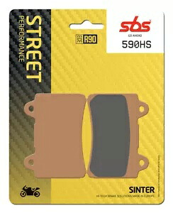 ヤマハ FZR400 1988-1990 SBS シンター フロント ブレーキパッド 590HS- Yamaha FZR 400 1988-1990 SBS Sinter Front Brake Pad 590HS- 【並行輸入品】