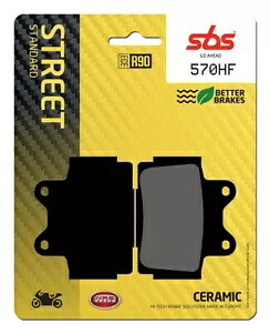 ヤマハ S、SC 600 1986-1989 SBS 焼結フロント ブレーキ パッド 570HF Yamaha S, SC 600 1986-1989 SBS Sintered Front Brake Pad 570HF 【並行輸入品】